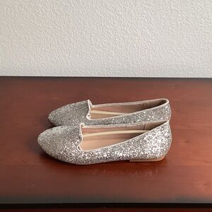 Forever 21 Sparkling Silver Women's Flats